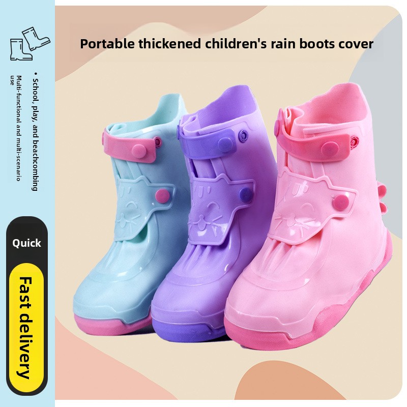 Kids Outdoor Wear - Kids Thick Wear‑Resistant Waterproof Anti‑Slip Foot