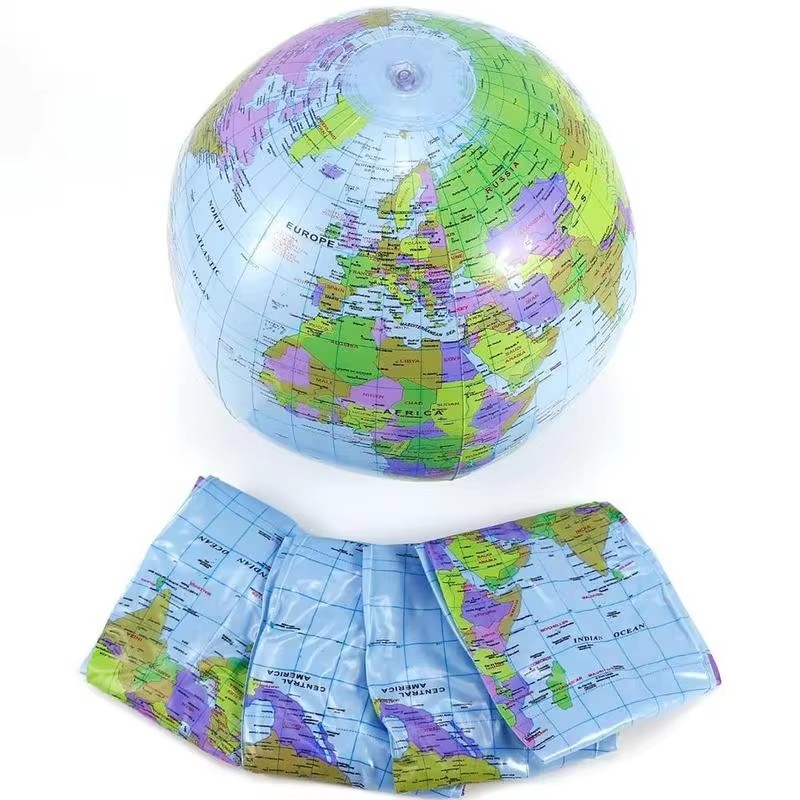 Outdoor Kids In An Inside World - 90CM Inflatable Earth World Geography Globe