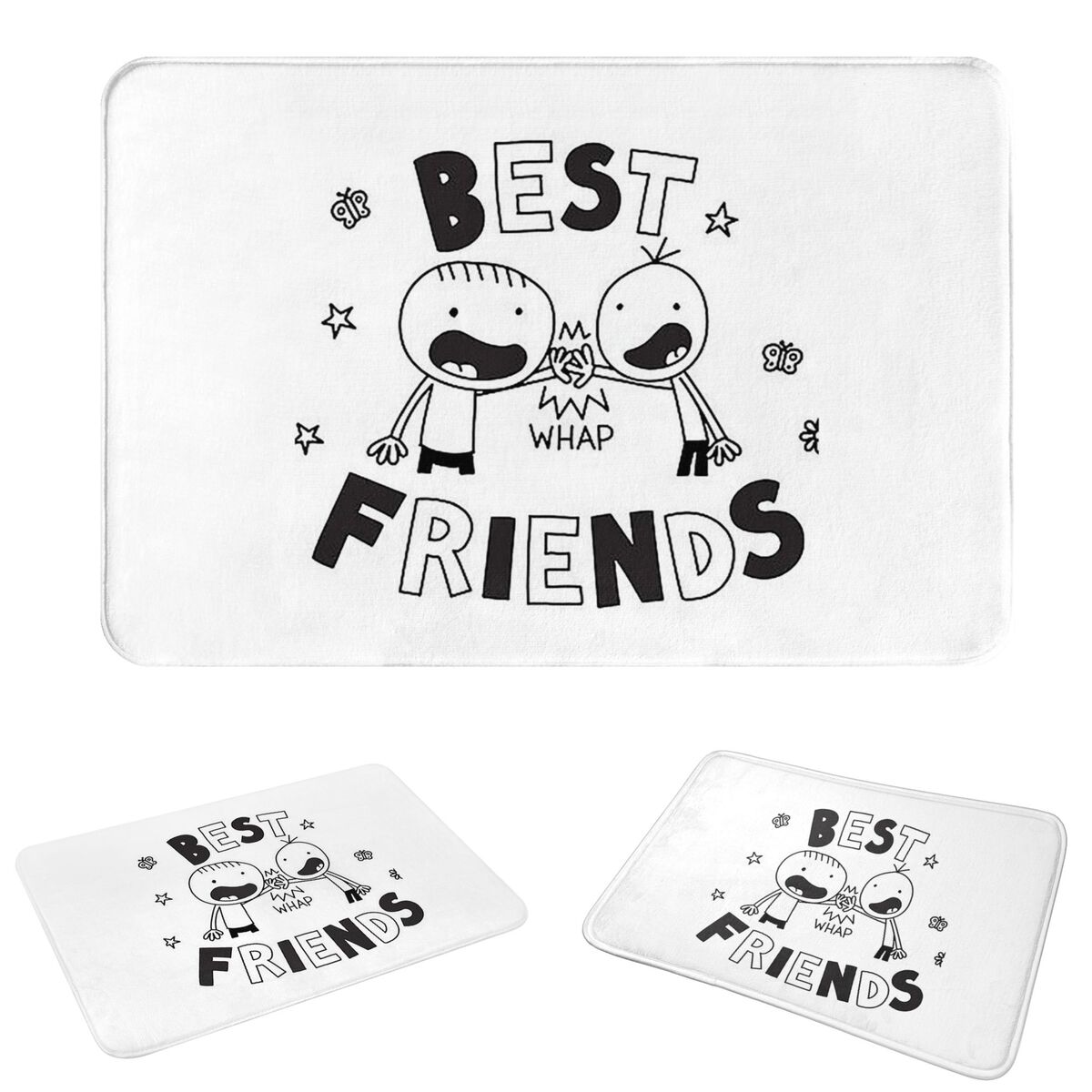 Kids Outdoor Mat Waterproof - Best Friends Diary Of A Wimpy