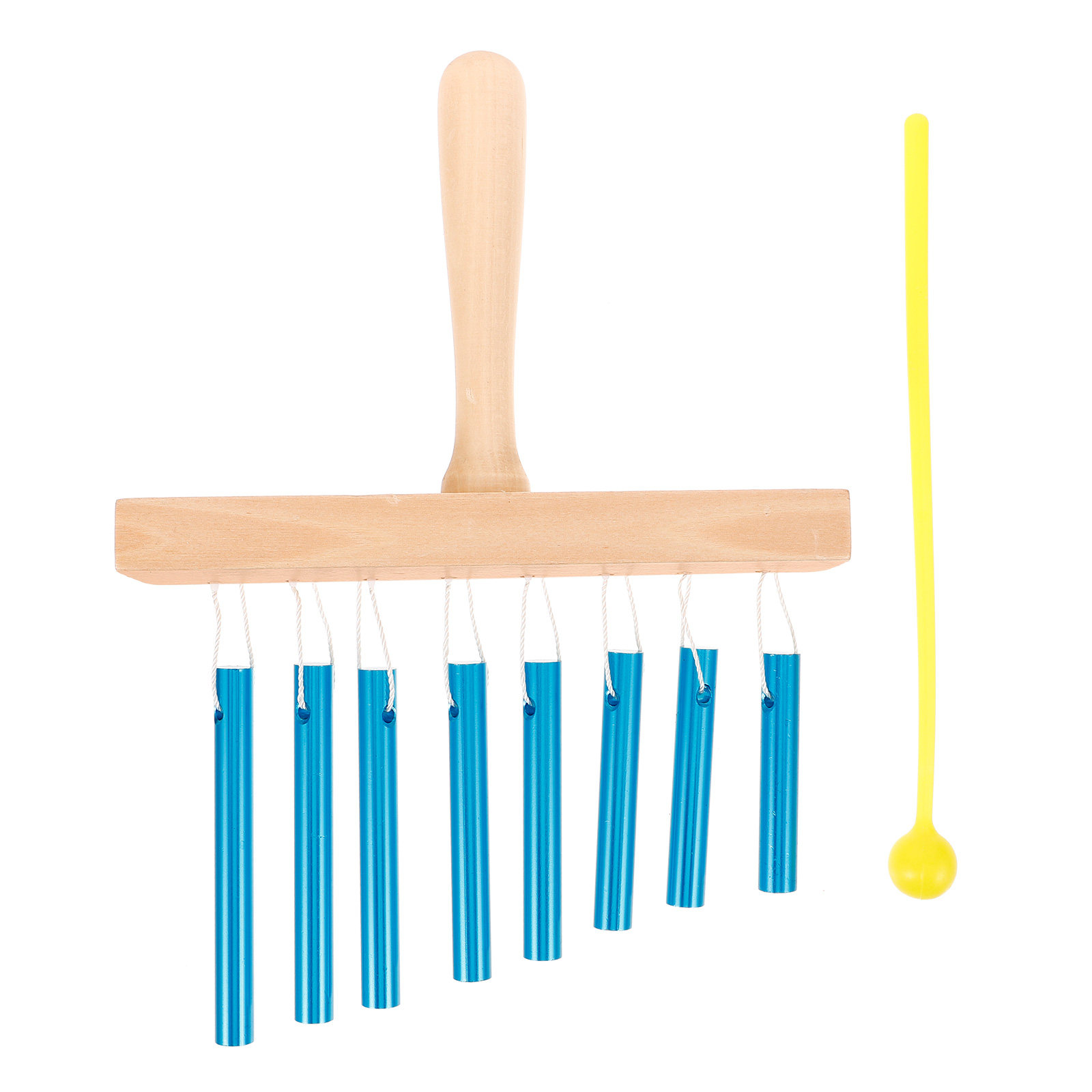 Kids Outdoor Instruments - 8-Bar Orff Musical Percussion Instrument Solid