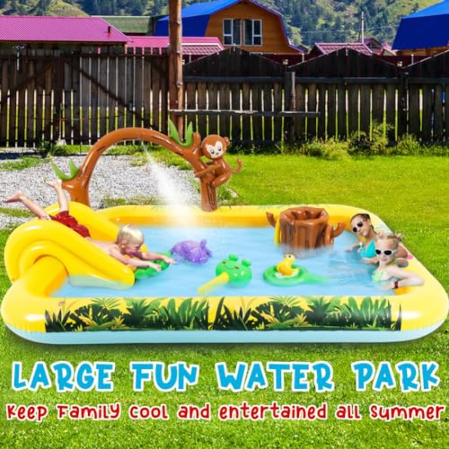 Outdoor inflatable jungle anim - огляд і ціна Kids Outdoor Garden