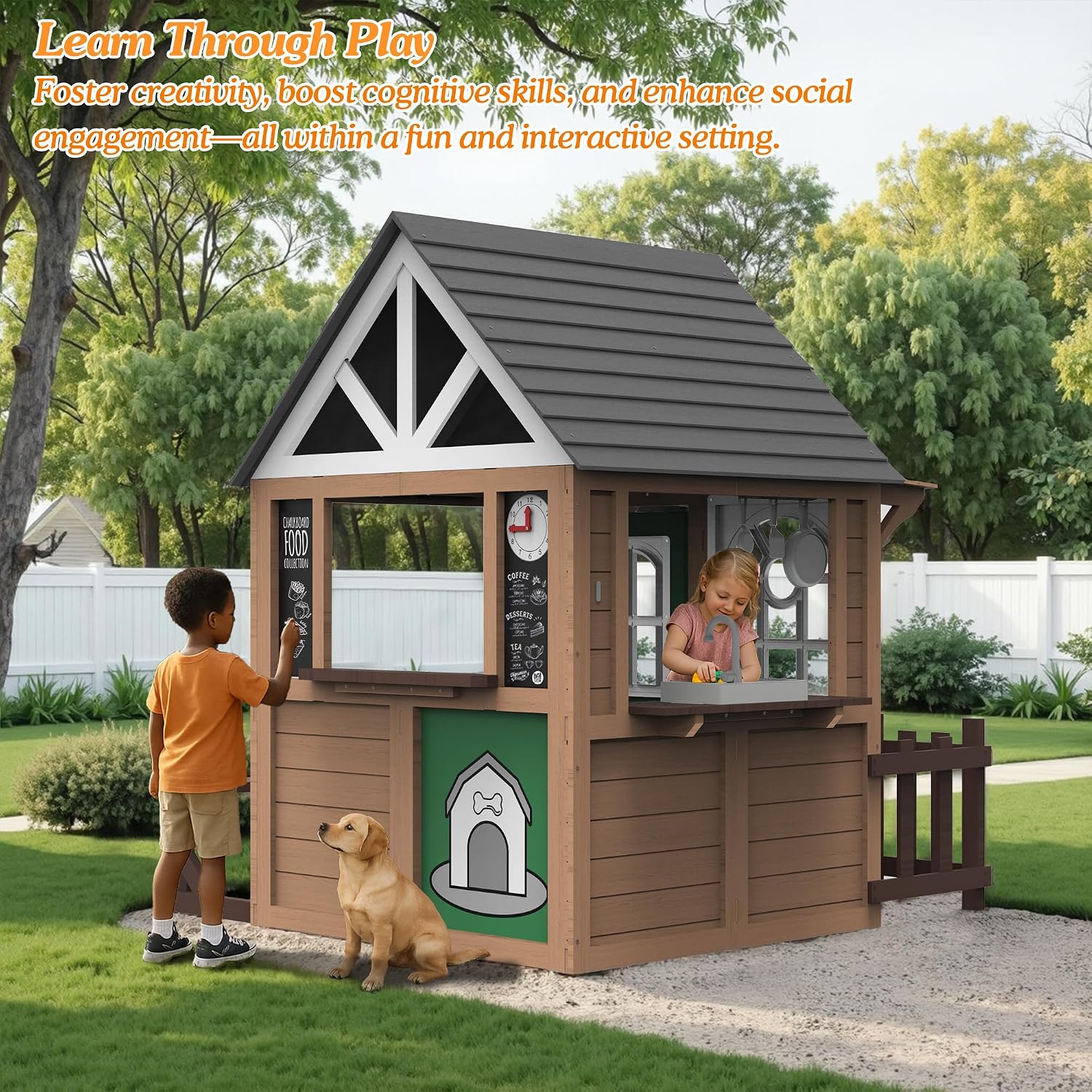 Seizeen Outdoor Play House for - огляд і ціна Kids Outdoor Playhouse