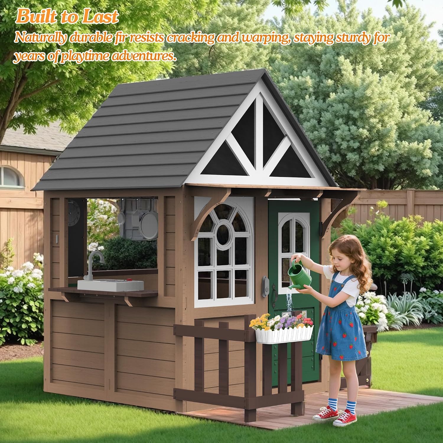 Seizeen Outdoor Play House for - огляд і ціна Kids Outdoor Playhouse