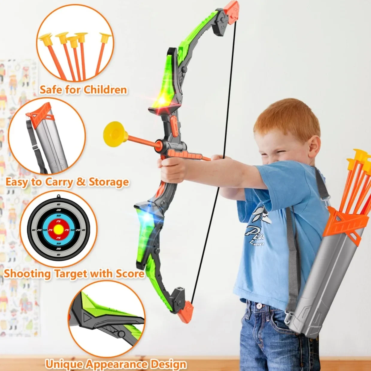 Bow and Arrows for Children Ki - огляд і ціна Kids Outdoor Archery Set