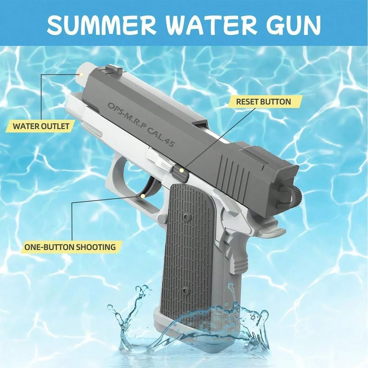 Toy Water Guns Pistol Toy Squi - огляд і ціна Kids Outdoor Exercise Equipment