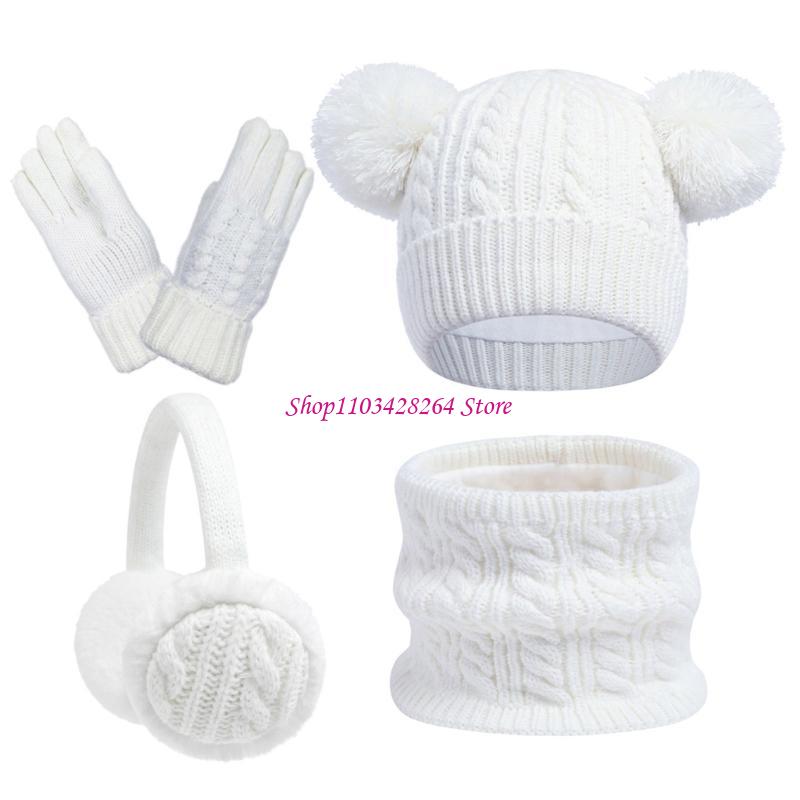 Boy Girls Winter Hat Scarf Glo - огляд і ціна Kids Outdoor Gloves
