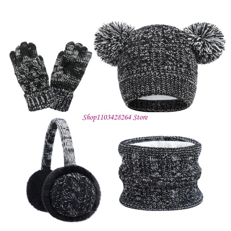 Boy Girls Winter Hat Scarf Glo - огляд і ціна Kids Outdoor Gloves