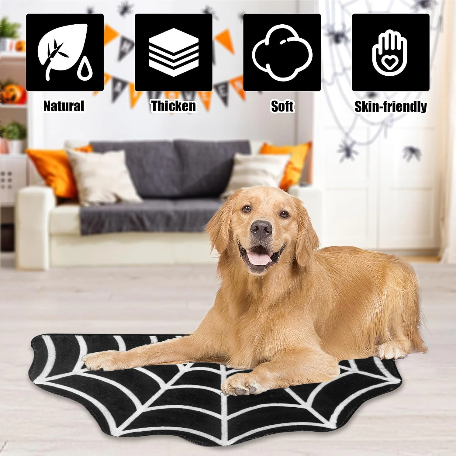 Halloween Personalized Spider  - огляд і ціна Kids Outdoor Mat Waterproof
