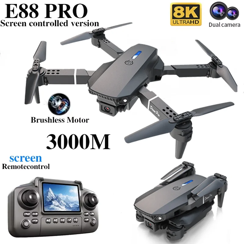 Professional E88 PRO Drone wit - огляд і ціна Kids Outdoor Entertainment