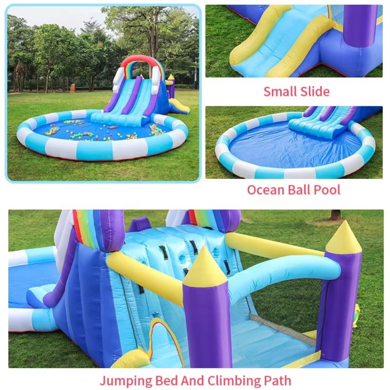 Giant Rainbow Inflatable Water - огляд і ціна Kids Outdoor Water
