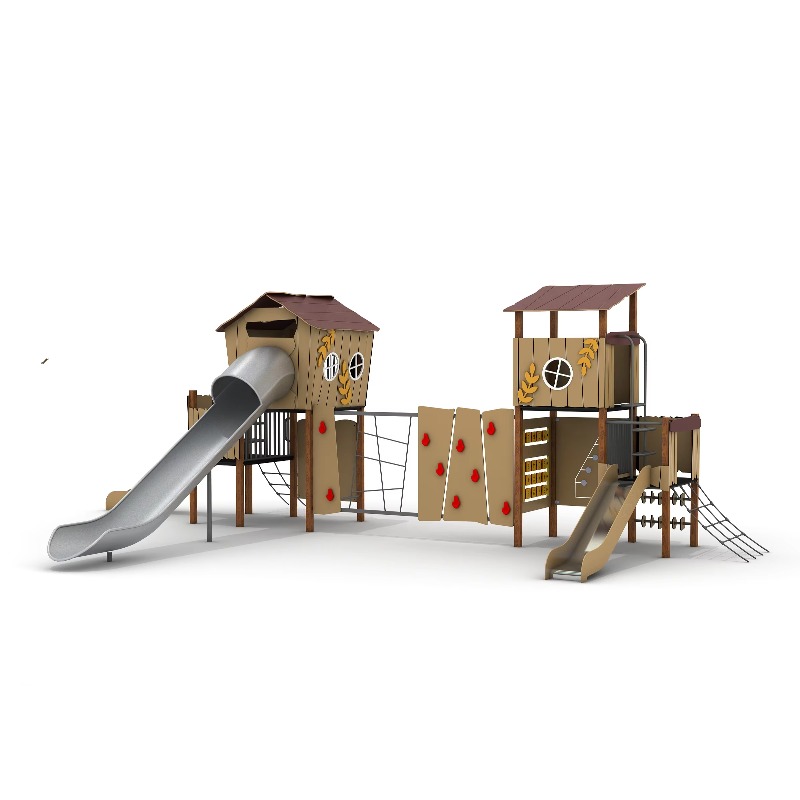 Wooden Outdoor Playground Set  - огляд і ціна Kids Outdoor Wooden Playset