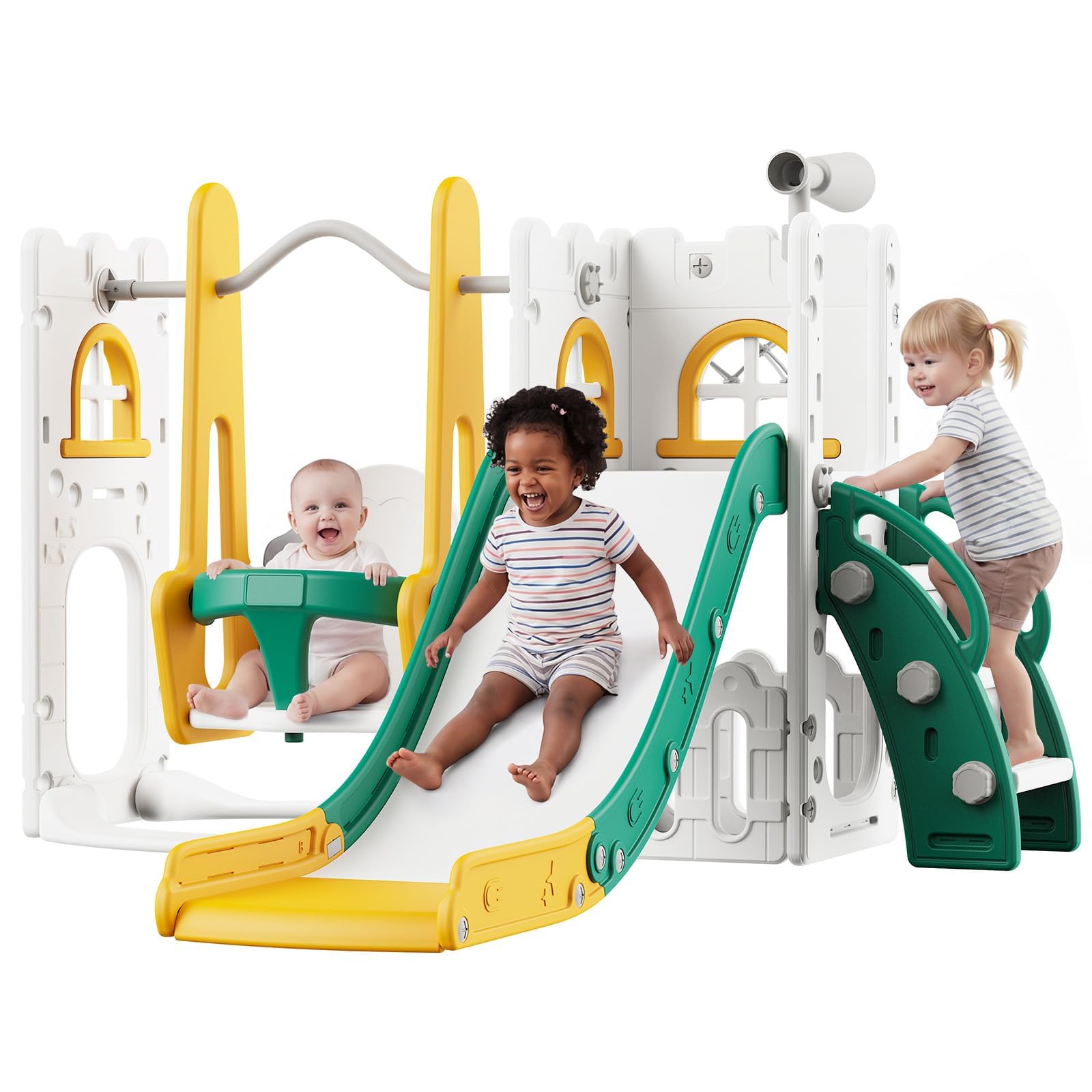 7 in 1 Toddler Slide And Swing - огляд і ціна Kids Outdoor Playhouse