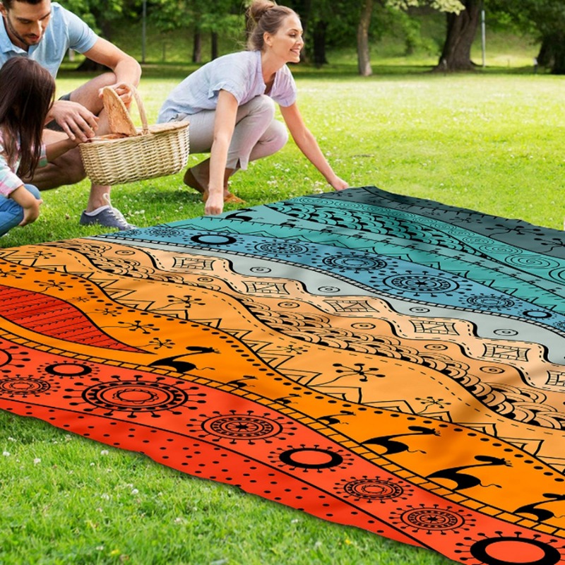 Large Beach Blanket Waterproof - огляд і ціна Kids Outdoor Mat Waterproof