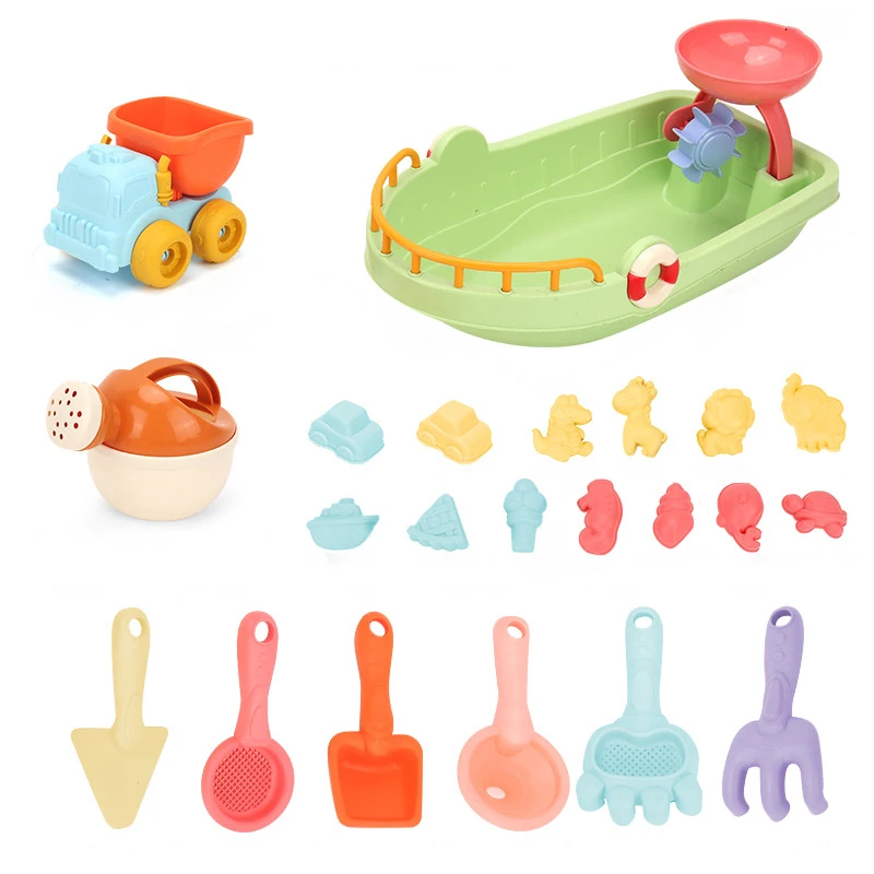 Beach Sand Toys Set with Sand  - огляд і ціна Kids Outdoor Dump Truck