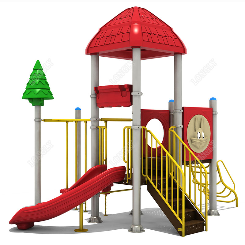 Red Plastic Slide for Kids LLD - огляд і ціна Kids Outdoor Garden