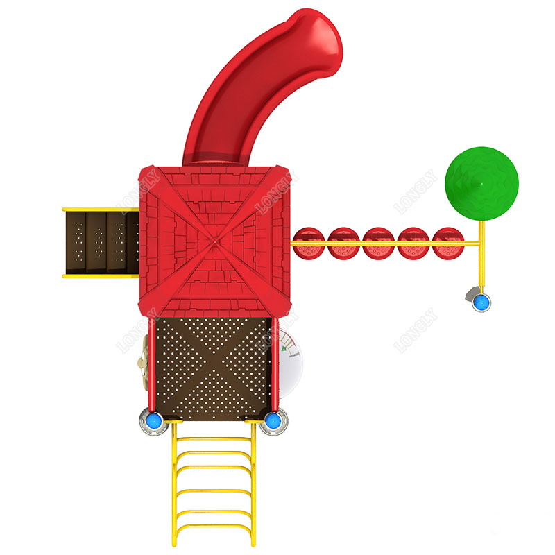 Red Plastic Slide for Kids LLD - огляд і ціна Kids Outdoor Garden