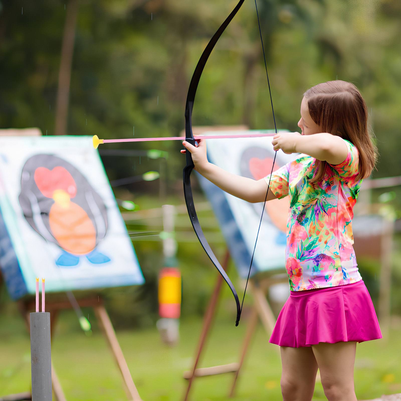 6Pcs Children Suction Cup Arro - огляд і ціна Kids Outdoor Archery Set