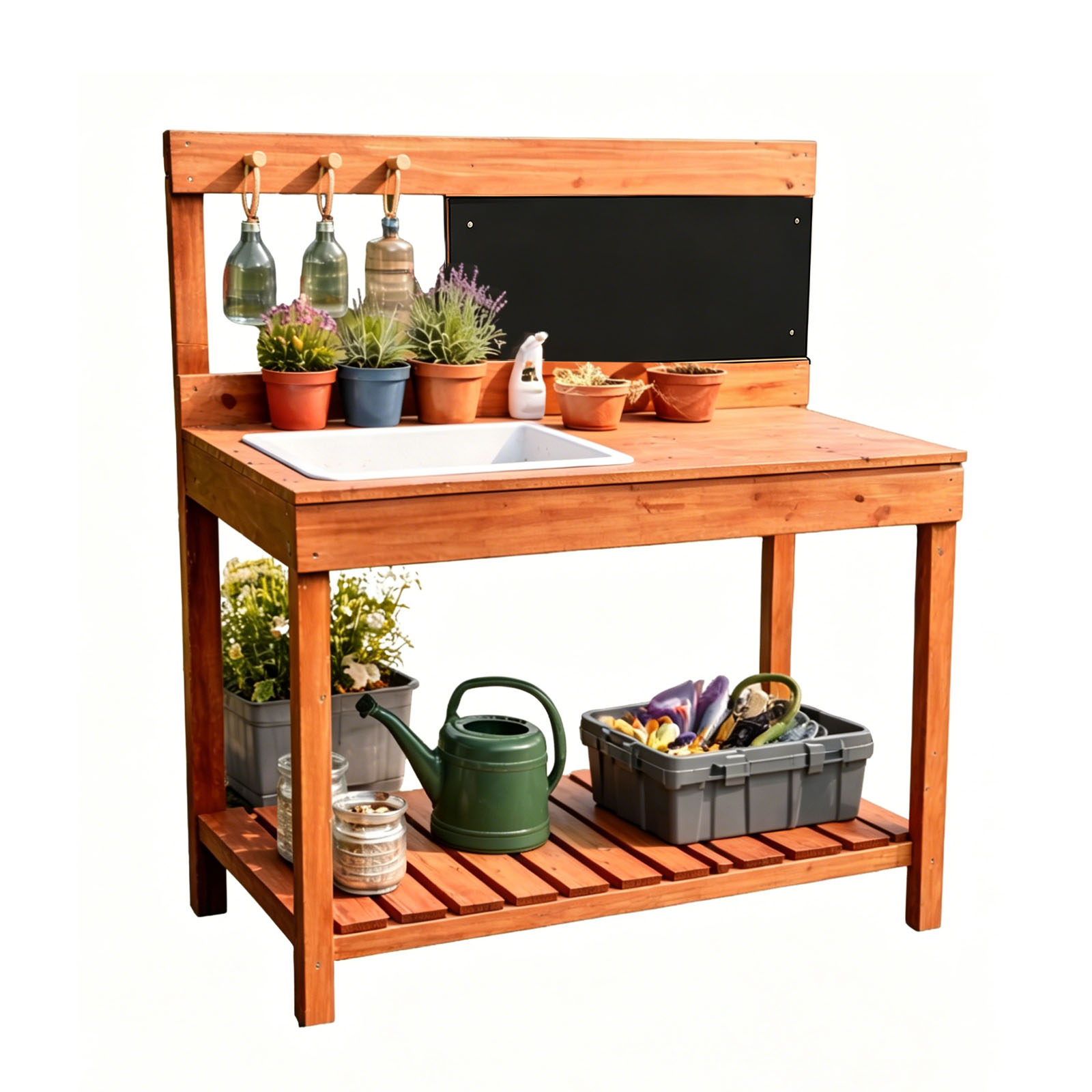 Wooden Potting Benches For Chi - огляд і ціна Kids Outdoor Garden