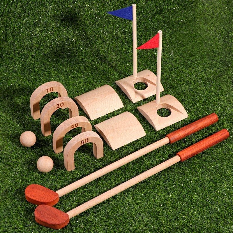 Children Golf Ball Set Wooden  - огляд і ціна Kids Outdoor Wooden Playset