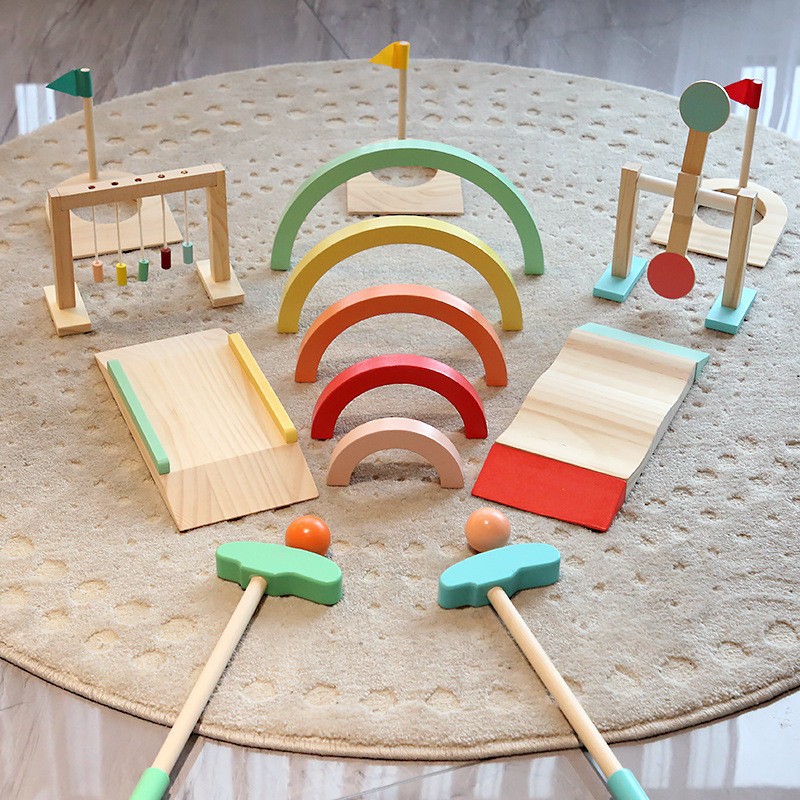 Children Golf Ball Set Wooden  - огляд і ціна Kids Outdoor Wooden Playset