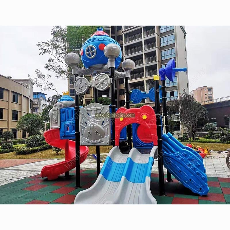China Factory Kids Plastic Sli - огляд і ціна Kids Outdoor Garden