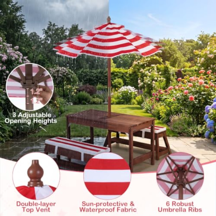 Outdoor kids picnic table for  - огляд і ціна Kids Outdoor Water