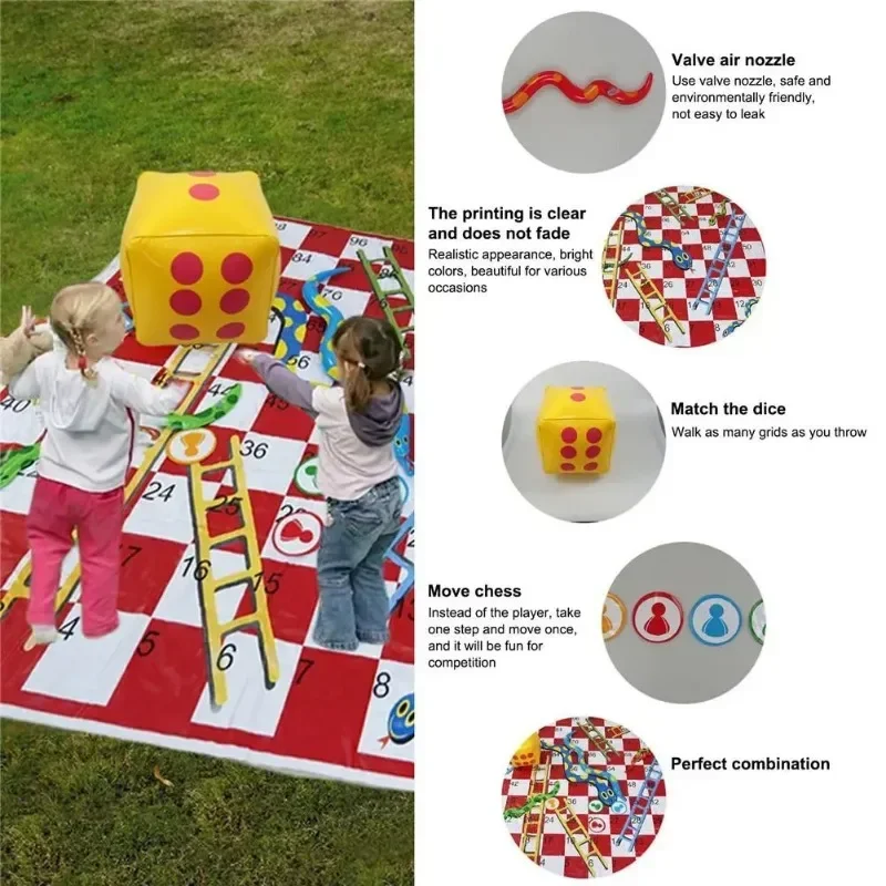 Waterproof Snake Ladder Game M - огляд і ціна Kids Outdoor Mat Waterproof