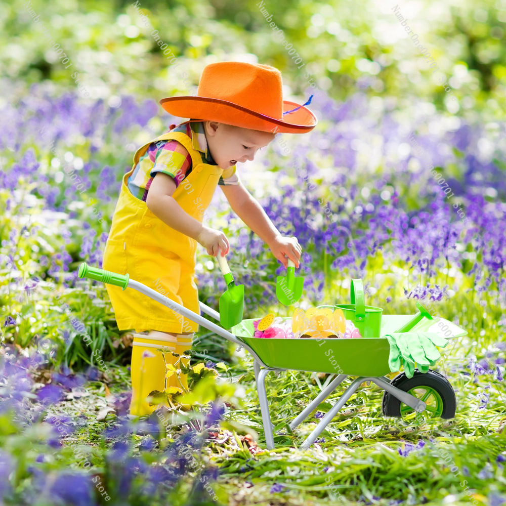 Kids Outdoor Wheelbarrow, Gree - огляд і ціна Kids Outdoor Toys