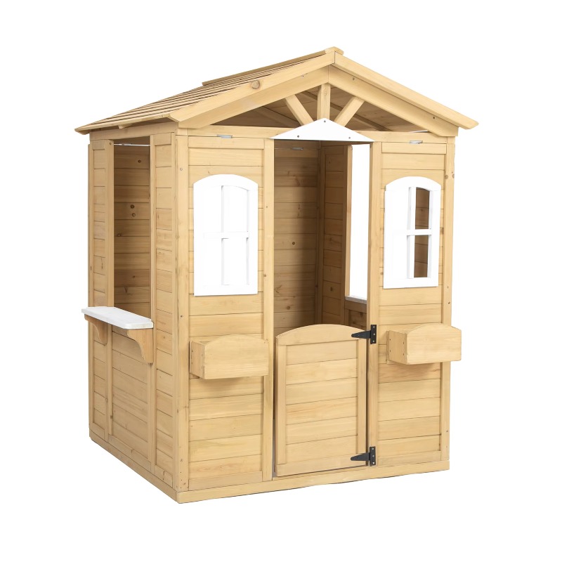 Modern Classic Solid Wood Play - огляд і ціна Kids Outdoor Playhouse