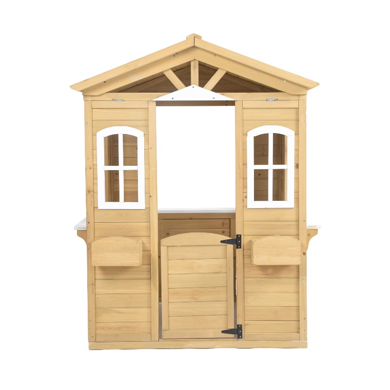 Modern Classic Solid Wood Play - огляд і ціна Kids Outdoor Playhouse