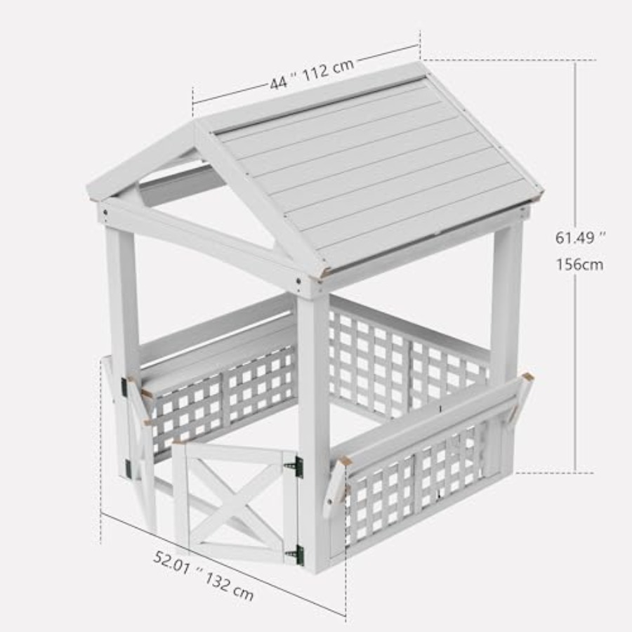 Outdoor Wooden Playhouse For K - огляд і ціна Kids Outdoor Playhouse