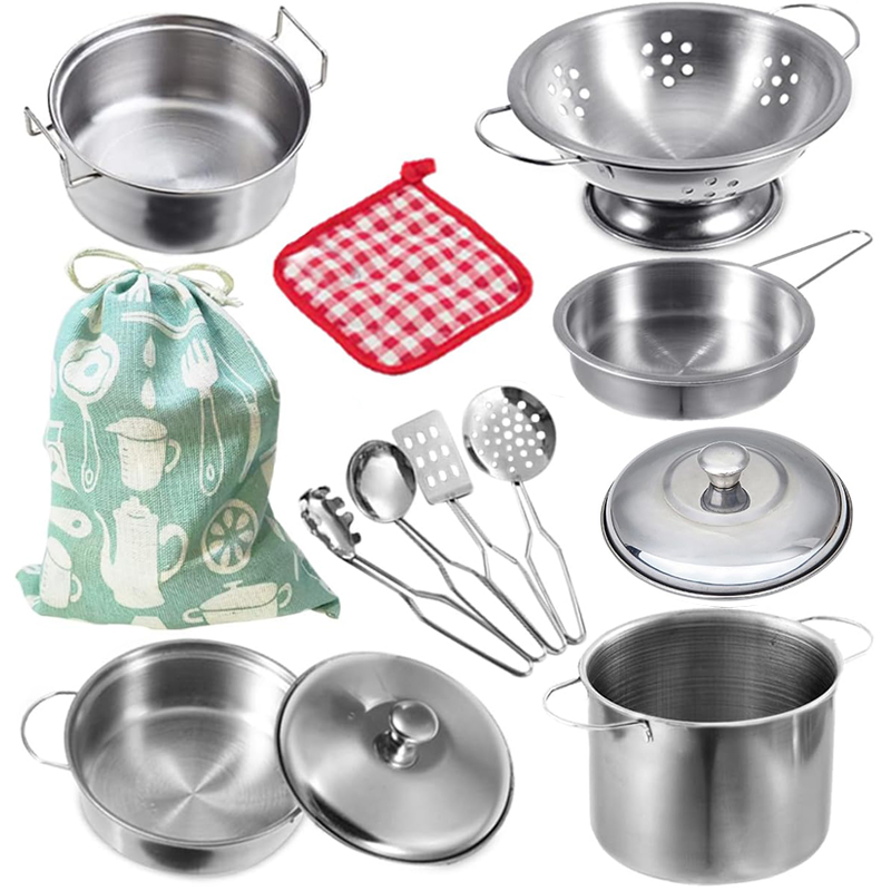 MINI Stainless Steel Kitchen U - огляд і ціна Kids Outdoor Mud Kitchen Accessories