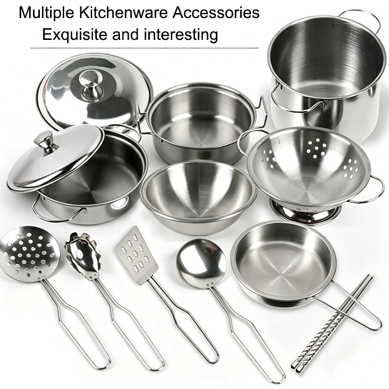 MINI Stainless Steel Kitchen U - огляд і ціна Kids Outdoor Mud Kitchen Accessories