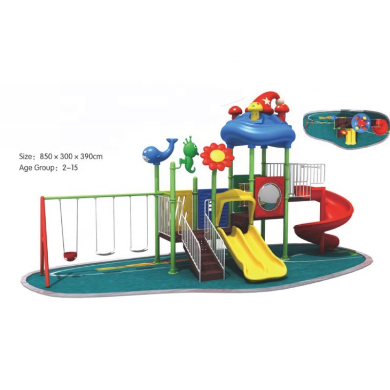Wholesale Low Price Outdoor Am - огляд і ціна Kids Outdoor Swing Set With Slide