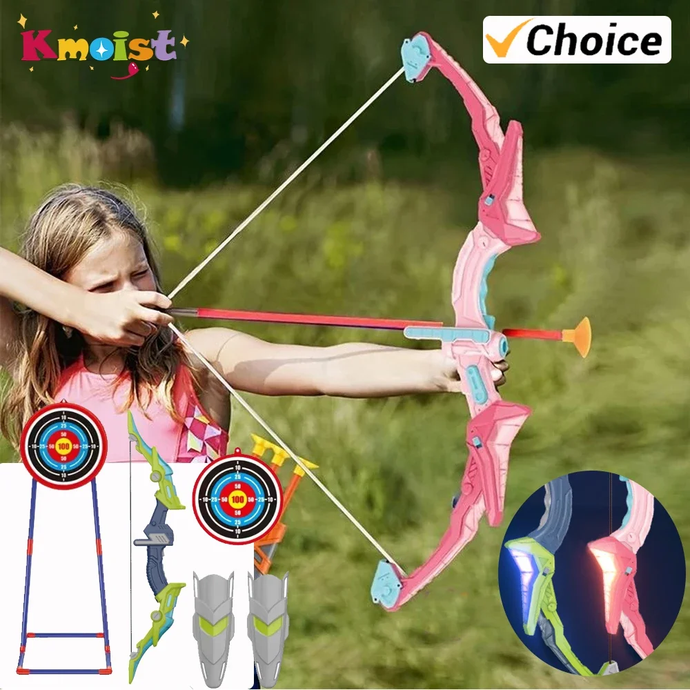 Bow and Arrow Set Light Up Arc - огляд і ціна Kids Outdoor Archery Set