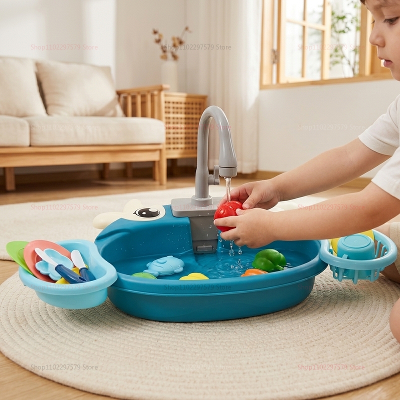 Kids Electric Play Sink Toy Wi - огляд і ціна Kids Outdoor Mud Kitchen Accessories