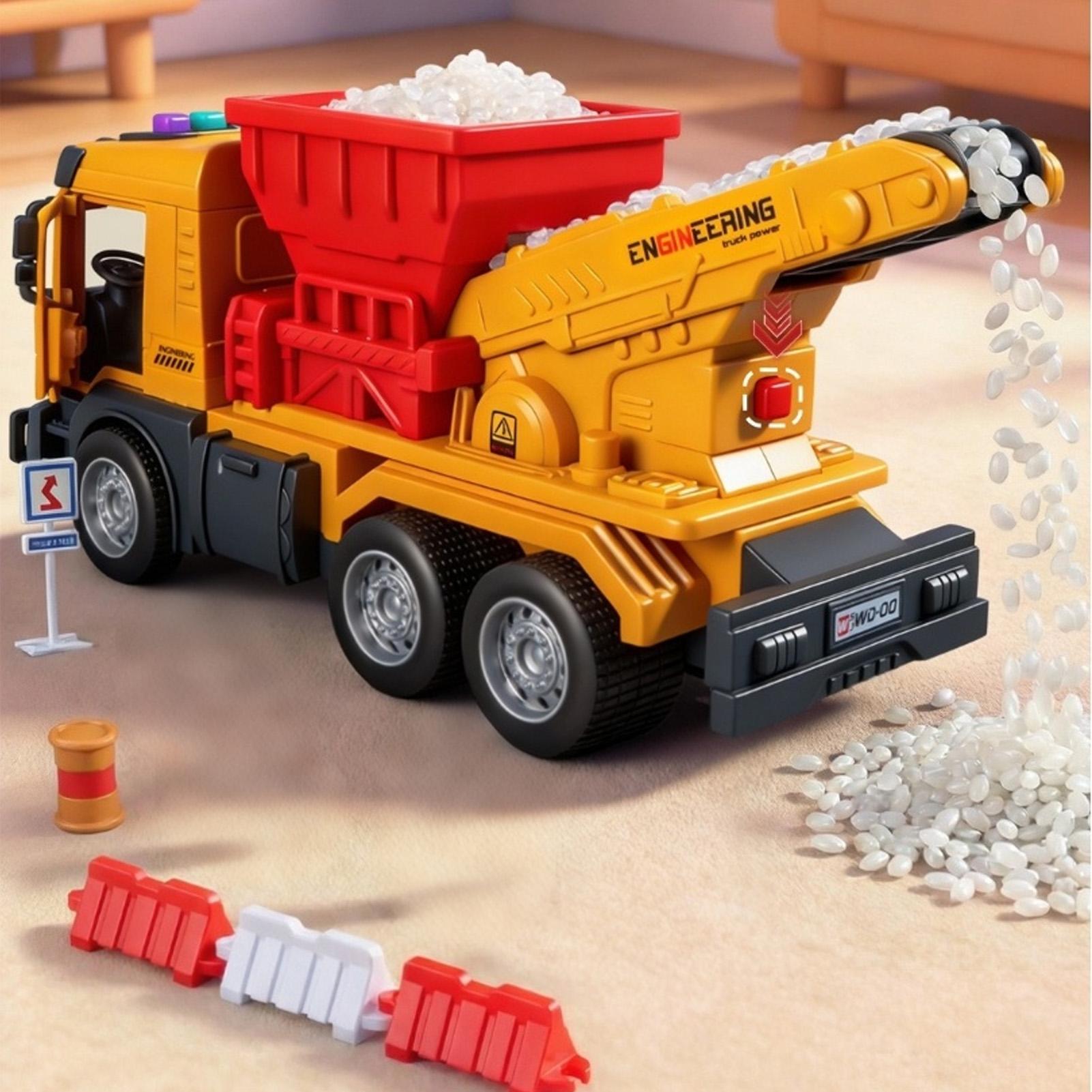 Electric Dump Truck Toy w/ Sou - огляд і ціна Kids Outdoor Dump Truck