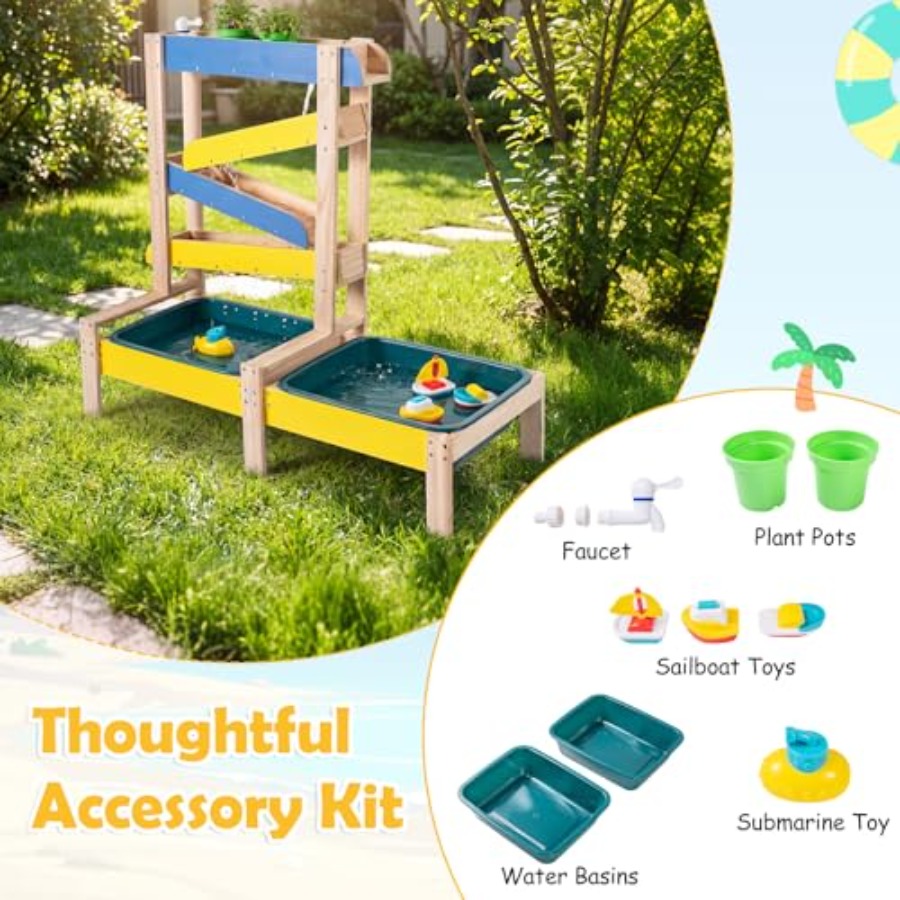 Outdoor kids activity playset  - огляд і ціна Kids Outdoor Wooden Playset