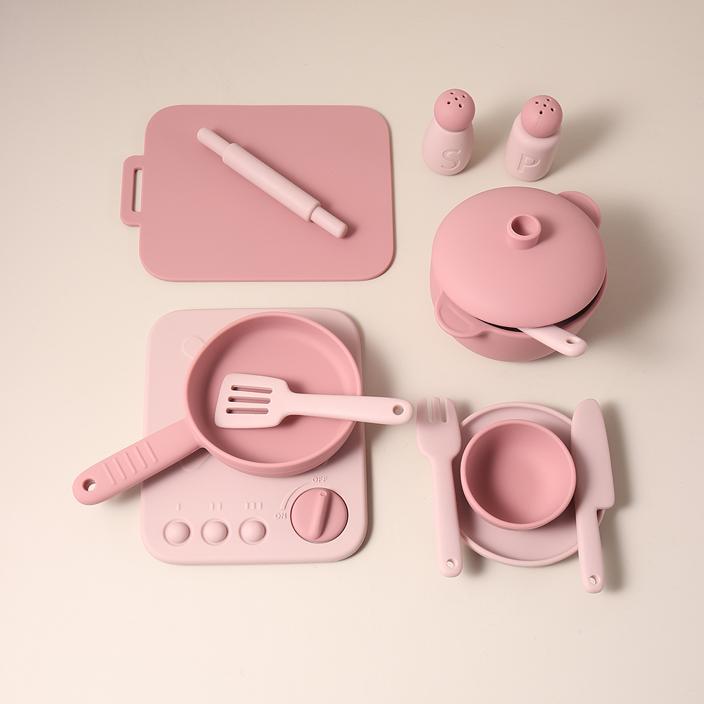 13 Pcs Set Silicone Cooking Pl - огляд і ціна Kids Outdoor Mud Kitchen Accessories