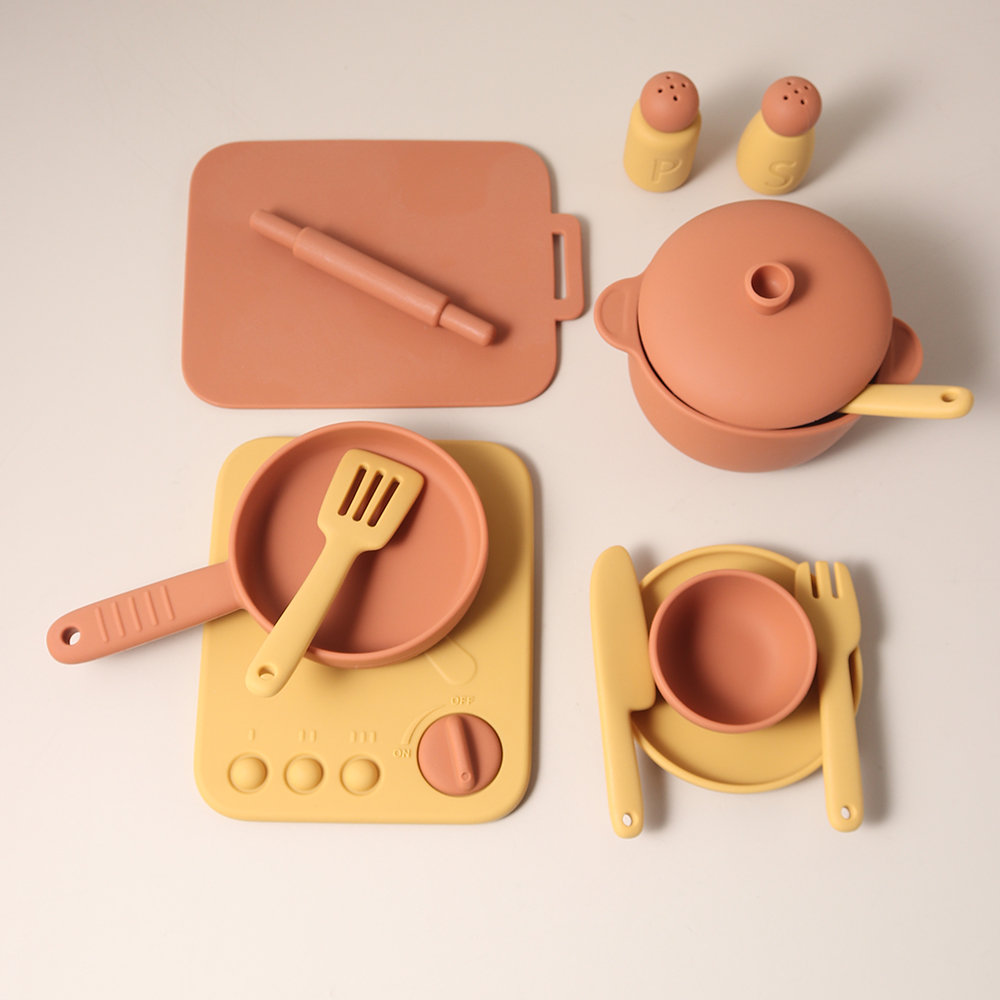 13 Pcs Set Silicone Cooking Pl - огляд і ціна Kids Outdoor Mud Kitchen Accessories