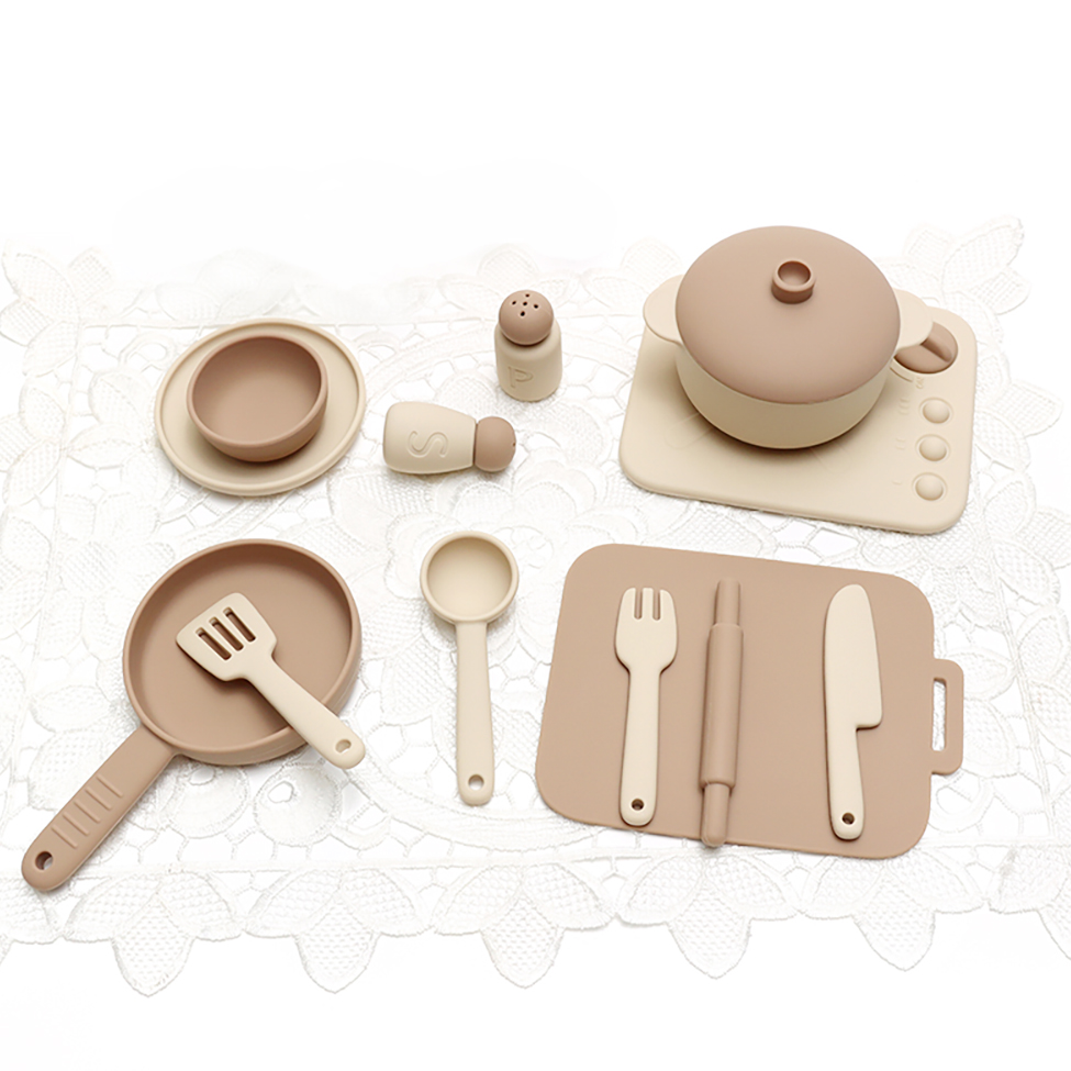 13 Pcs Set Silicone Cooking Pl - огляд і ціна Kids Outdoor Mud Kitchen Accessories