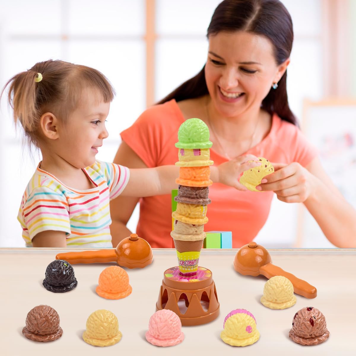 Children's Ice Cream Stacking  - огляд і ціна Kids Outdoor Mud Kitchen Accessories