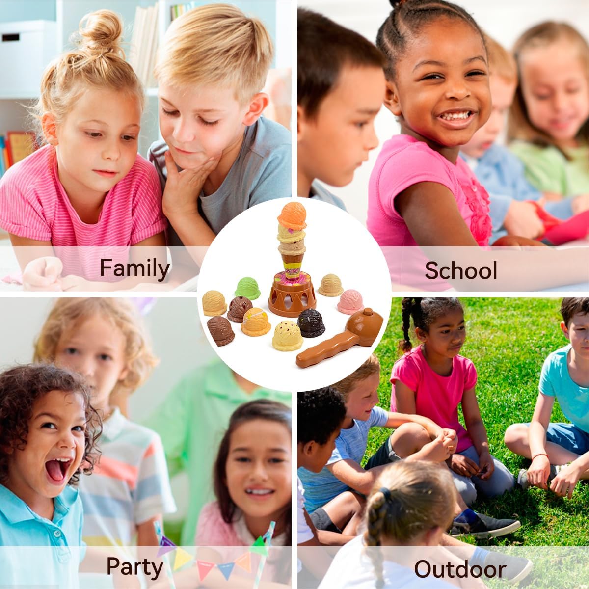 Children's Ice Cream Stacking  - огляд і ціна Kids Outdoor Mud Kitchen Accessories