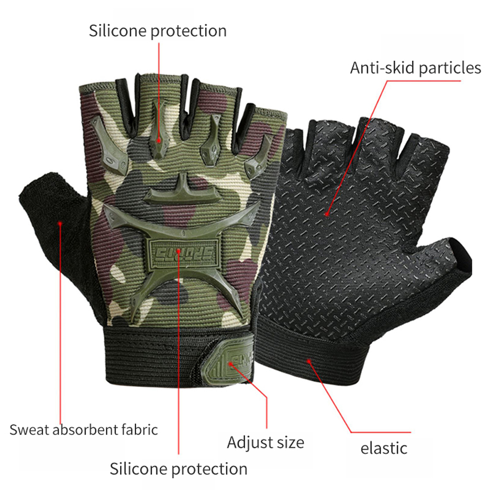 1Pair Kids Cycling Gloves Half - огляд і ціна Kids Outdoor Gloves