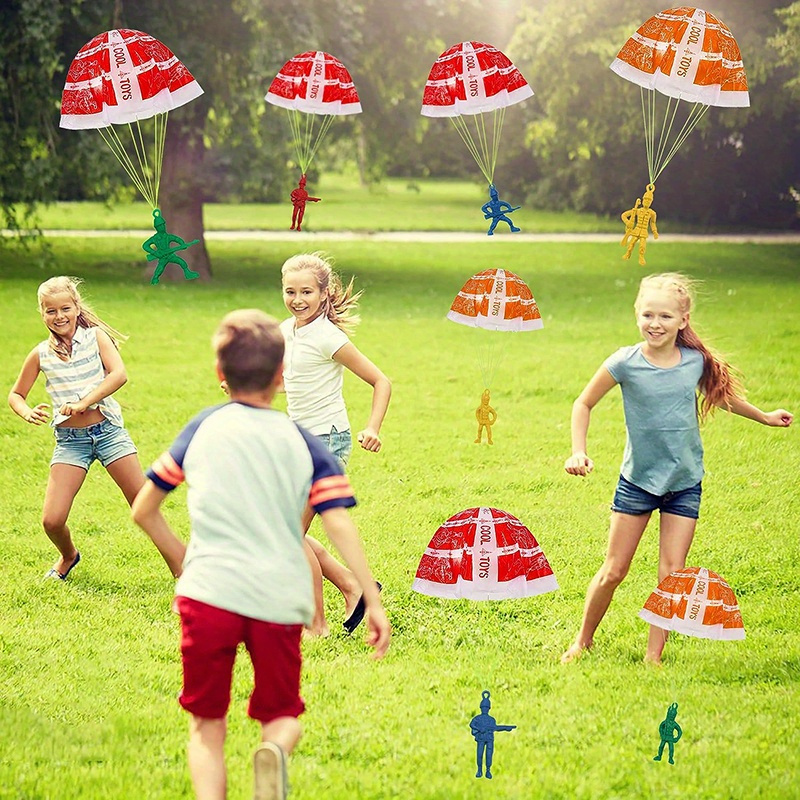 10/100pcs Parachute Toys for K - огляд і ціна Kids Outdoor Birthday Party Ideas
