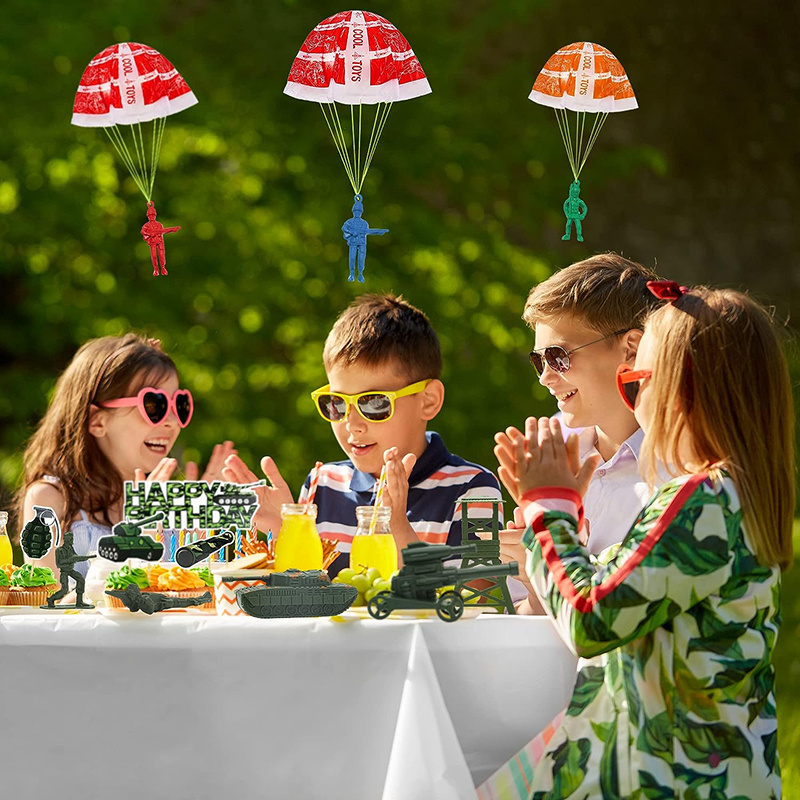 10/100pcs Parachute Toys for K - огляд і ціна Kids Outdoor Birthday Party Ideas