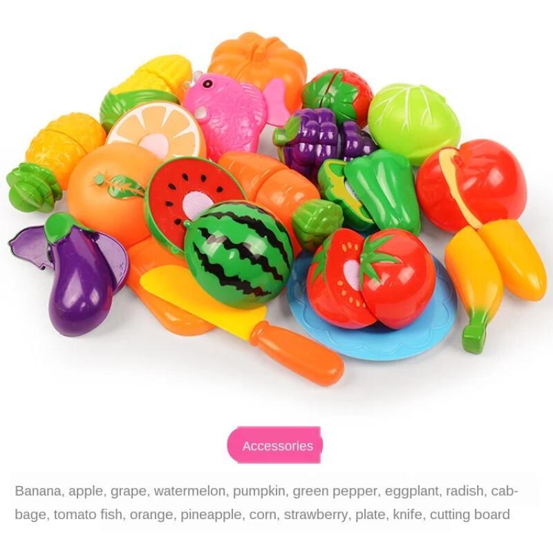 Cutting Play Food Set For Kids - огляд і ціна Kids Outdoor Mud Kitchen Accessories