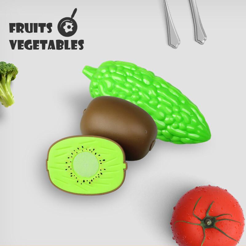 Cutting Play Food Set For Kids - огляд і ціна Kids Outdoor Mud Kitchen Accessories