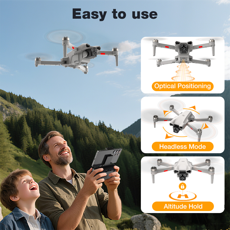 NEW Hot L017 Pro Drone Brushle - огляд і ціна Kids Outdoor Entertainment