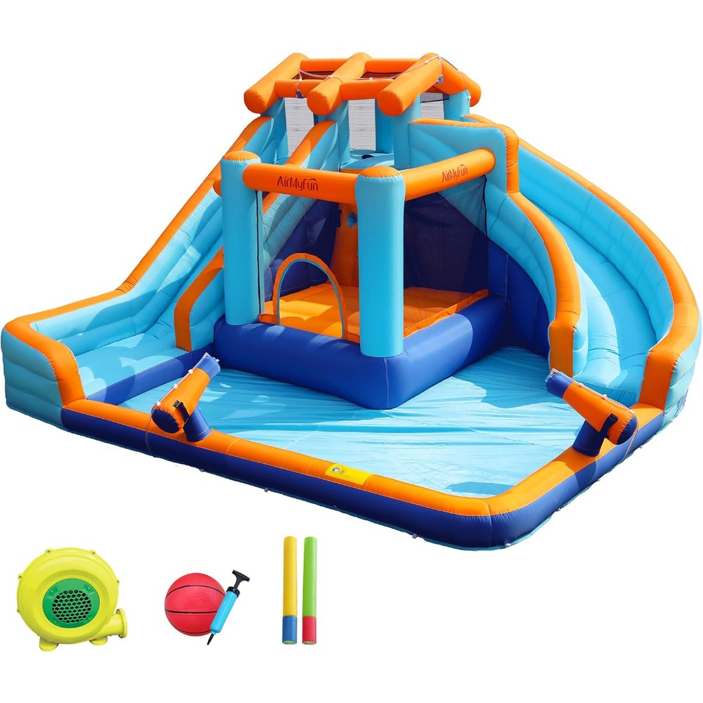 Large Water Slide Bounce House - огляд і ціна Kids Outdoor Water